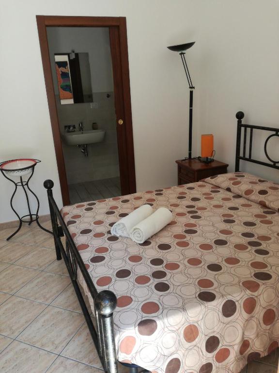 Postel nebo postele na pokoji v ubytování Zia Amalia Villa Asfodelo