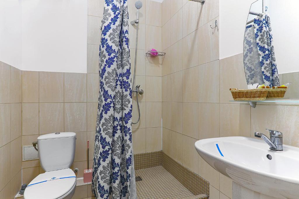 Koupelna v ubytování Arnautskiy Hotel