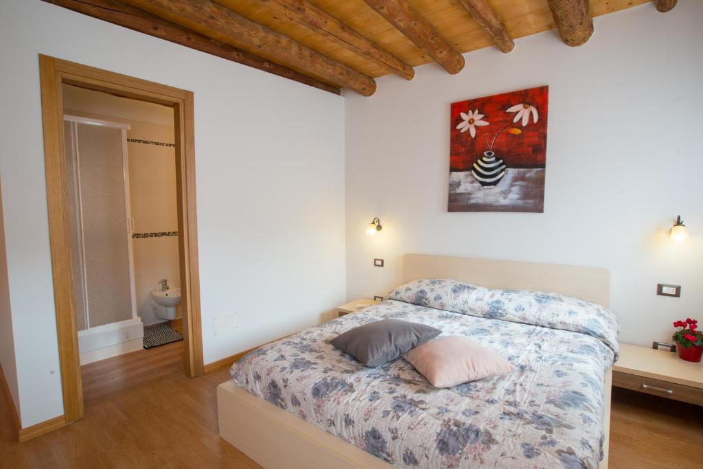 Postel nebo postele na pokoji v ubytování Bed and Breakfast La Quiete