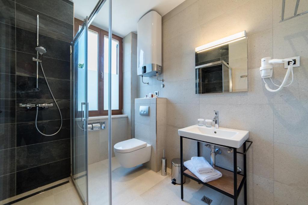Koupelna v ubytování Boutique Villa Filaus
