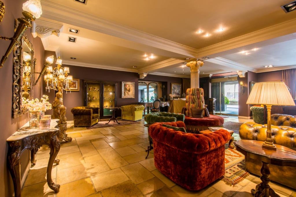 Posezení v ubytování Boutique Hotel Die Swaene