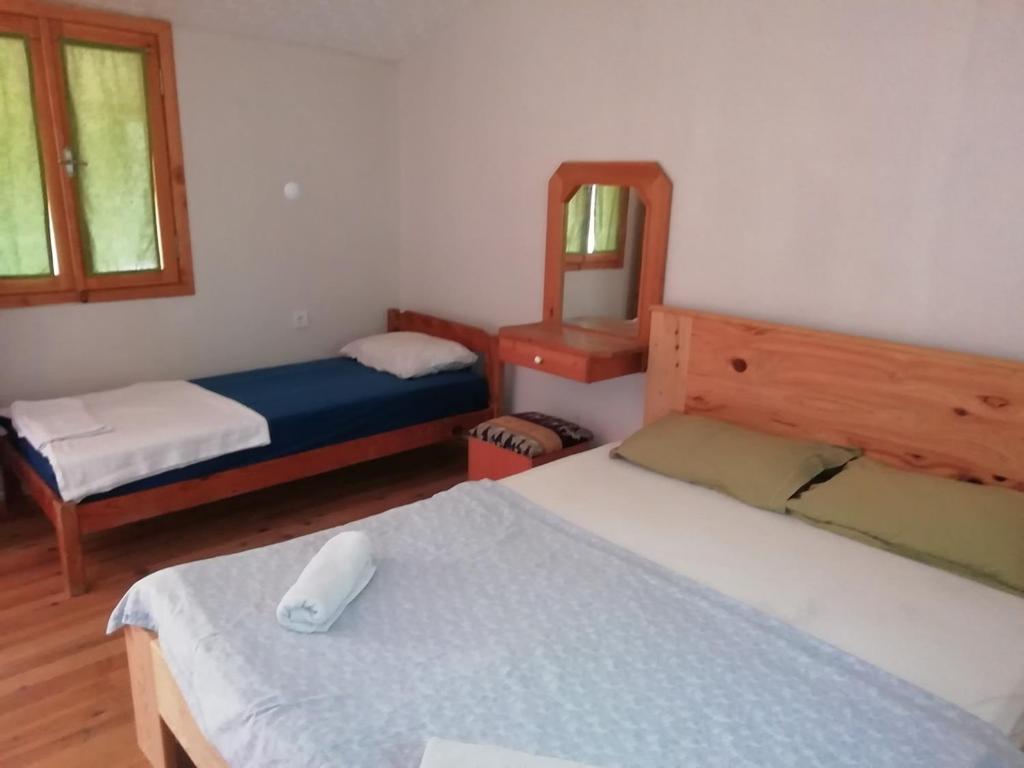 Postel nebo postele na pokoji v ubytování Medusa Camping