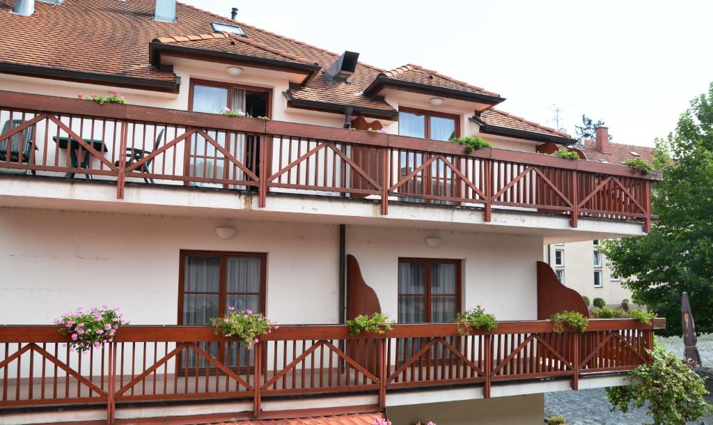 Balkón nebo terasa v ubytování Kounický dvůr