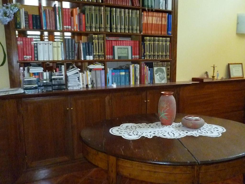 Knihovna v bed and breakfast