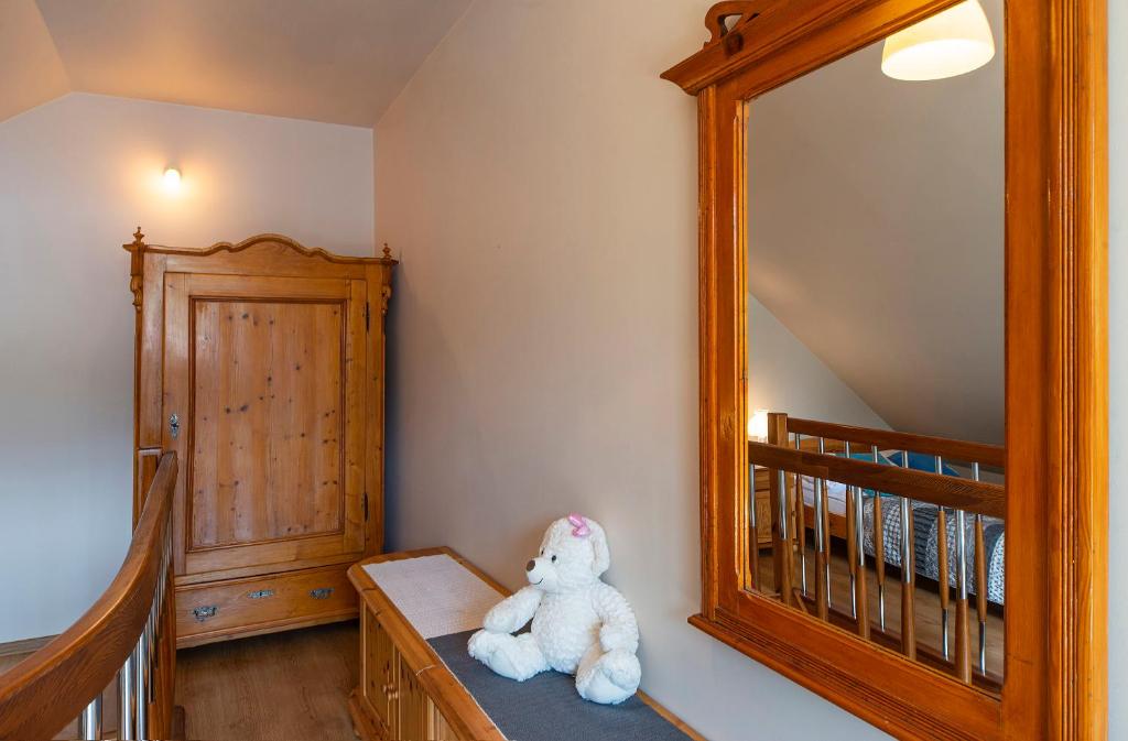 Postel nebo postele na pokoji v ubytování Apartamenty Sun & Ski Willa Nadrzeczna 2B centrum
