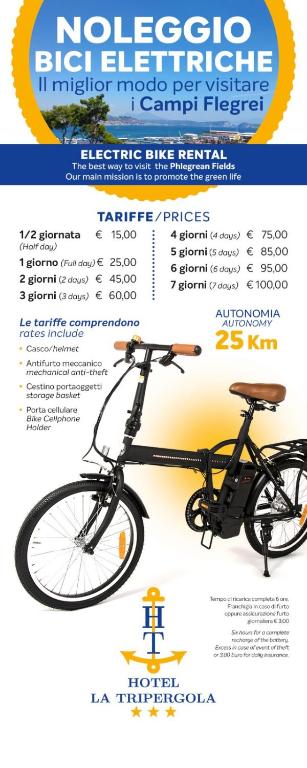 Jízda na kole v ubytování Hotel La Tripergola nebo okolí