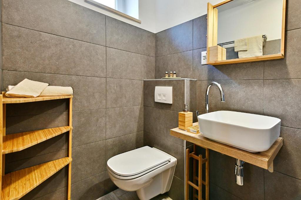 Koupelna v ubytování Pikarin rooms B&B