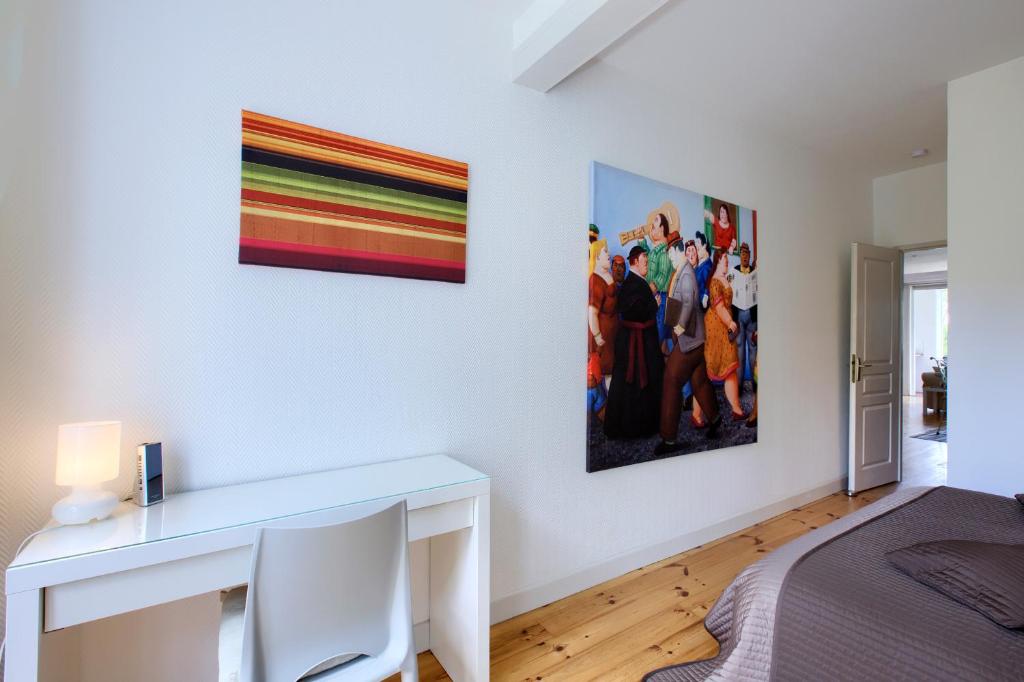 Posezení v ubytování Appartement Pyla Les Cèdres