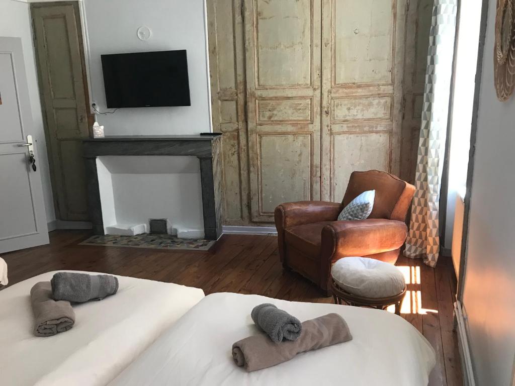 Gîte le pied du géant - Local sécurisé pour les vélos - Comfort Triple Room With Shower