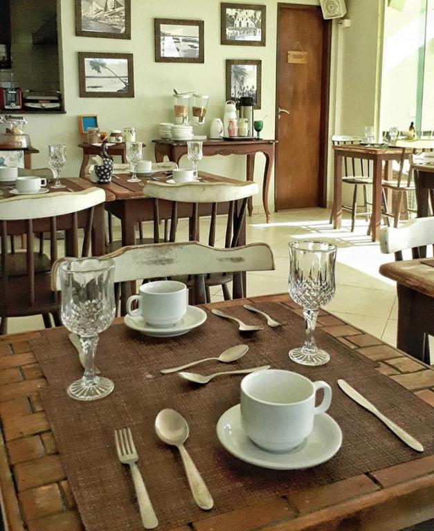 Restaurace v ubytování Pousada Maracabana Spa