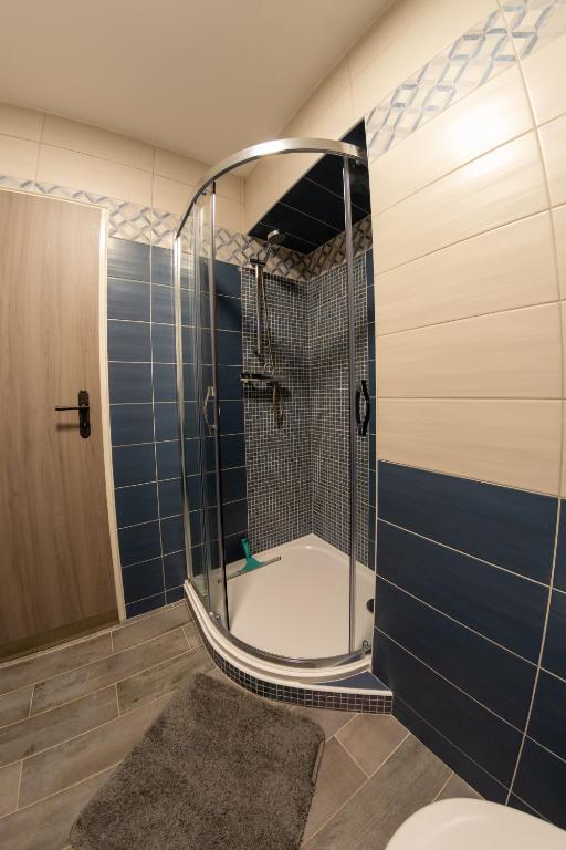 Koupelna v ubytování Villa Jana