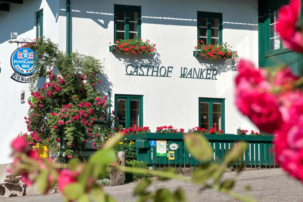 Zahrada ubytování Biogasthaus Wanker