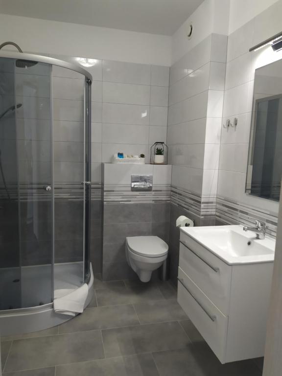 Kúpeľňa v ubytovaní Villa Centro
