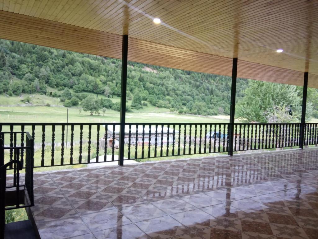 Balkón nebo terasa v ubytování Guest House Tavaduri