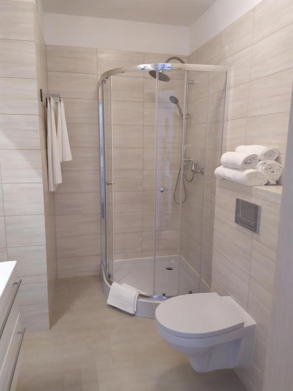 Kúpeľňa v ubytovaní Villa Centro