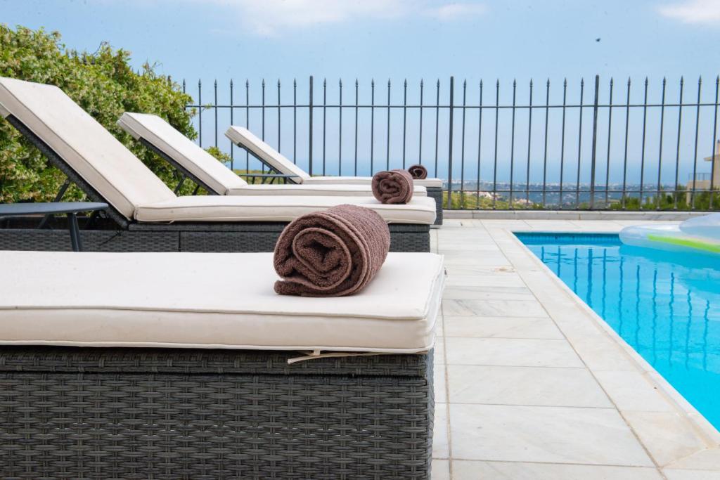 The swimming pool at or close to Villa Olympia VIP