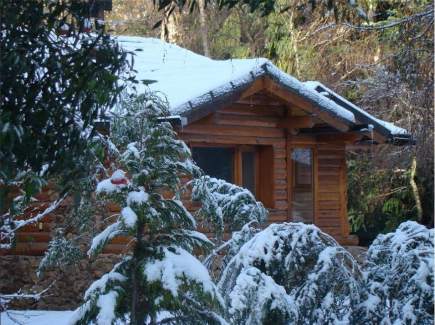 Cabañas En el Corazón del Bosque v zimě