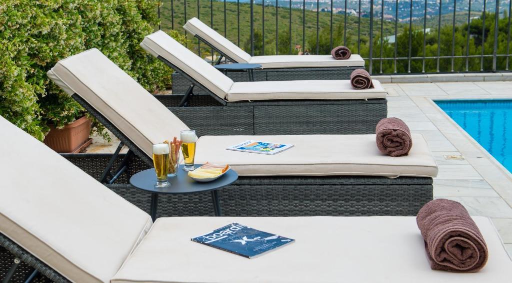 The swimming pool at or close to Villa Olympia VIP