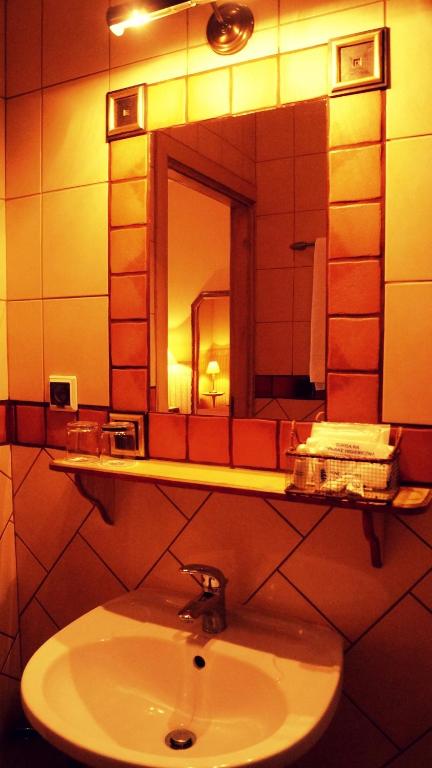 Kúpeľňa v ubytovaní Hotel Marmułowski