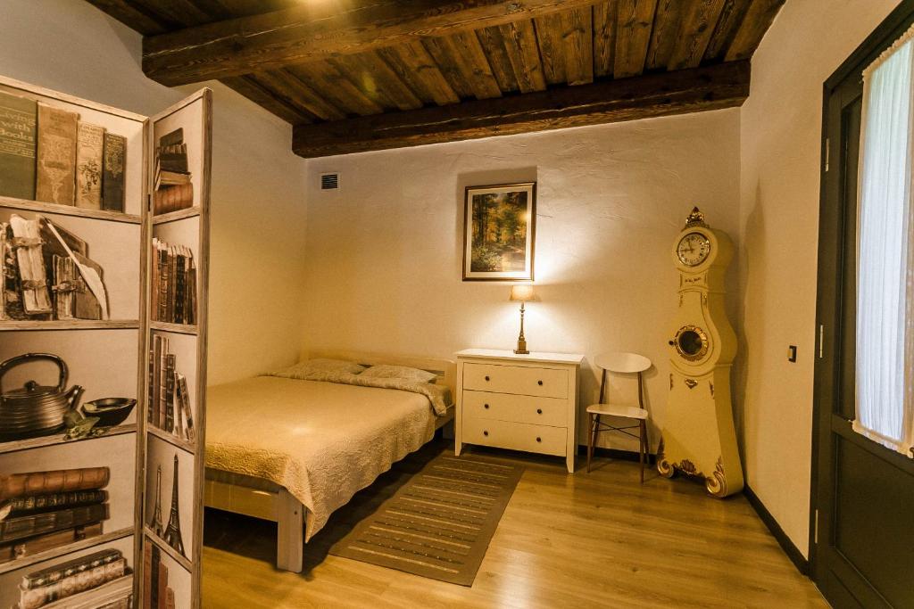 Кровать или кровати в номере Lindenhoff