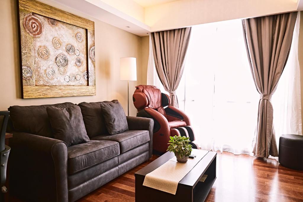 Posezení v ubytování Meritin Hotel