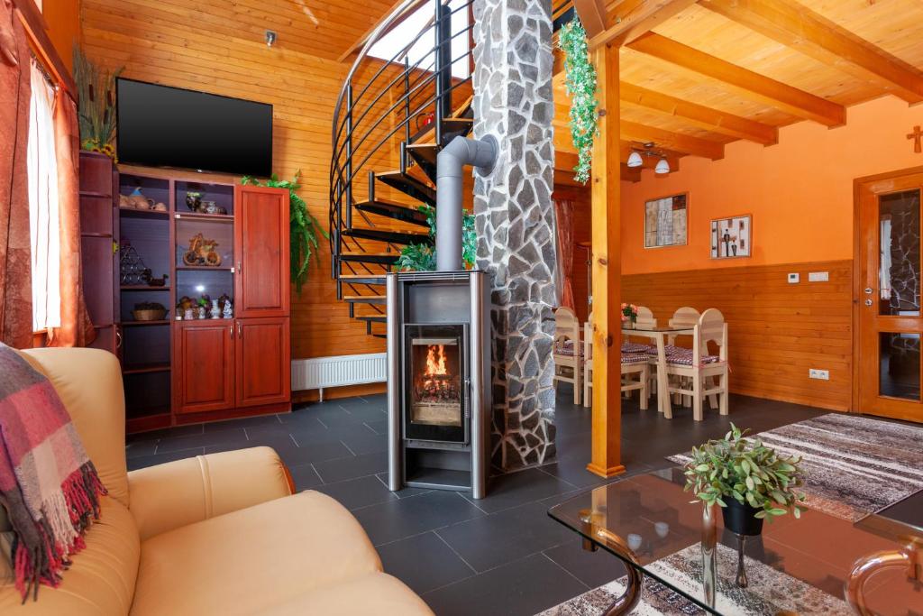 Posezení v ubytování Winter & Summer - Chalets