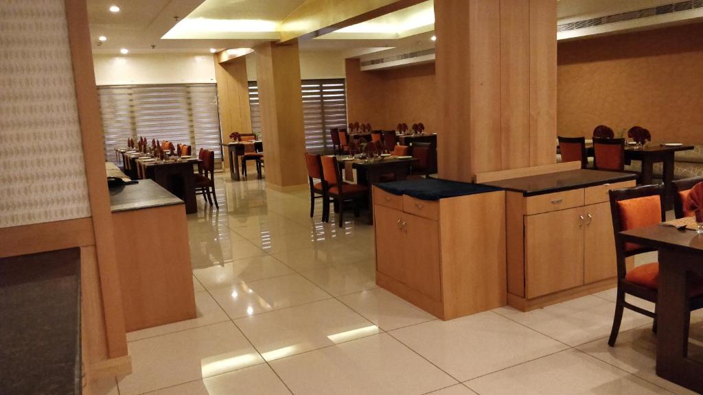 Restaurace v ubytování Hotel Hindusthan International, Varanasi