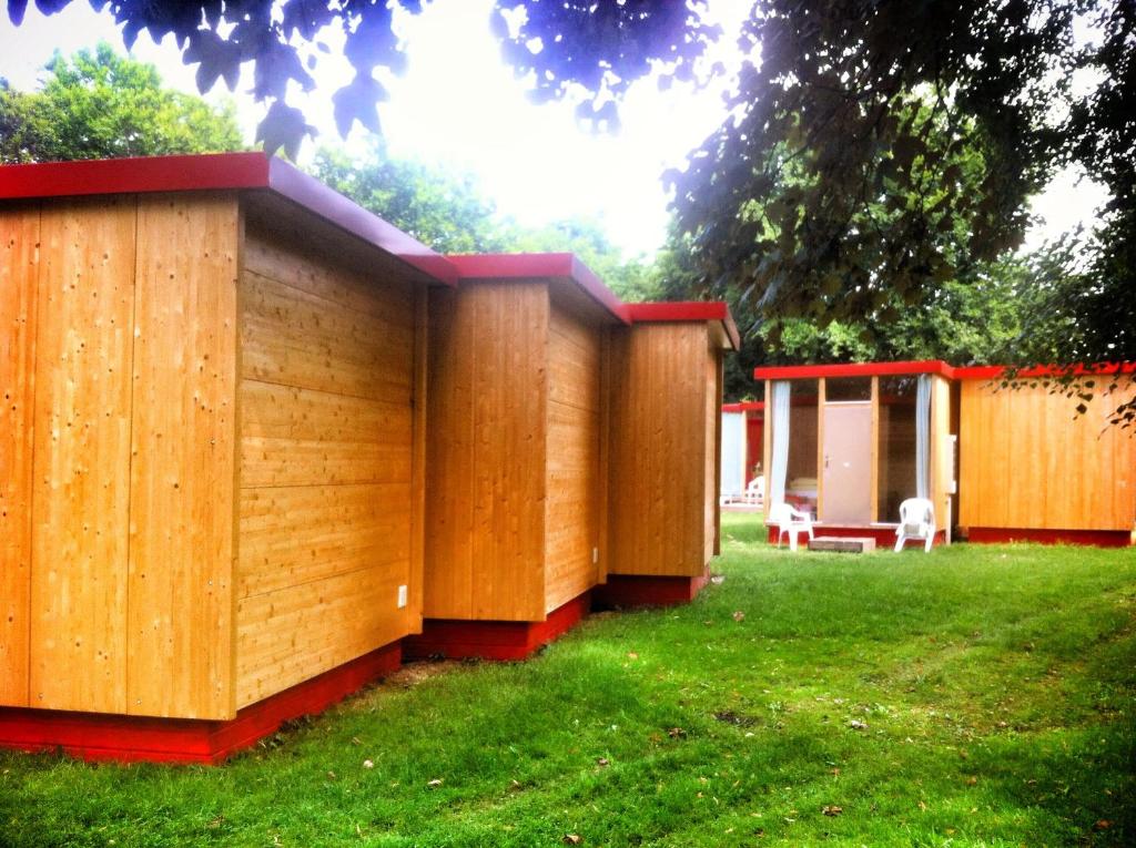 Zahrada ubytování EASY Lodges Berlin