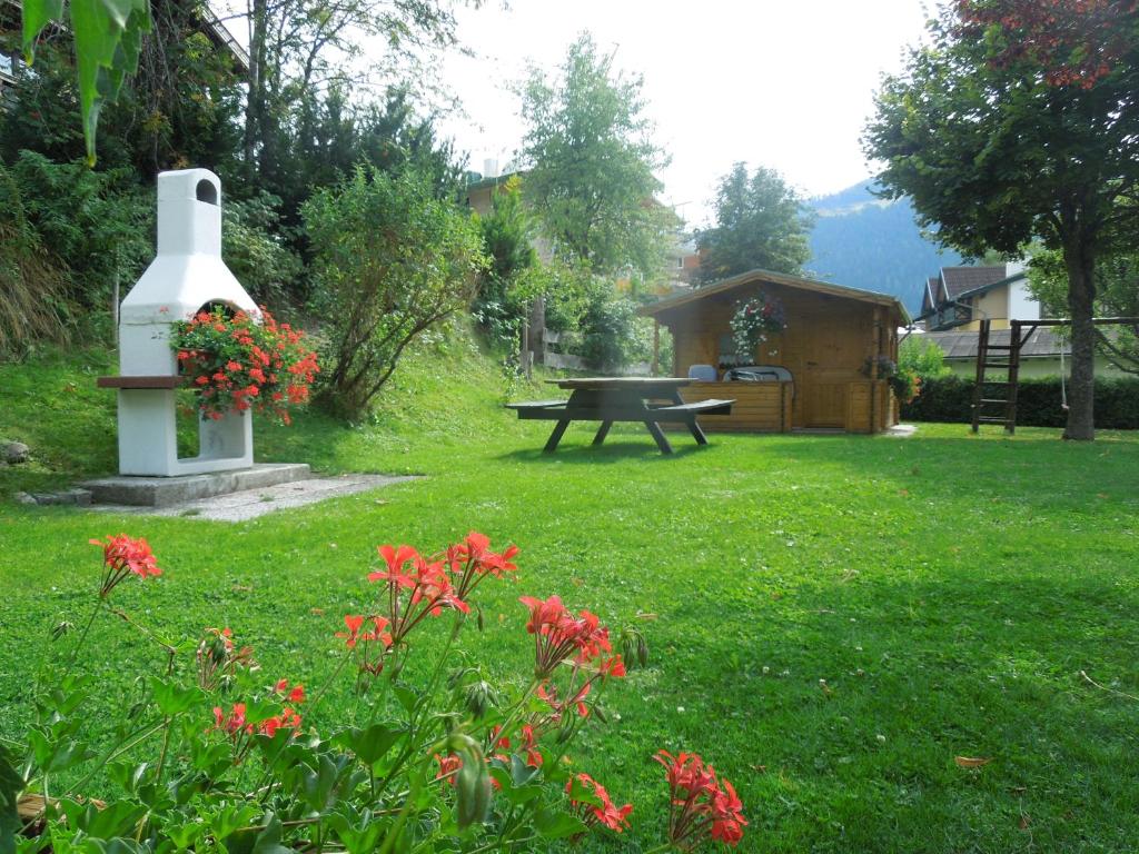 Zahrada ubytování Pension Mozart
