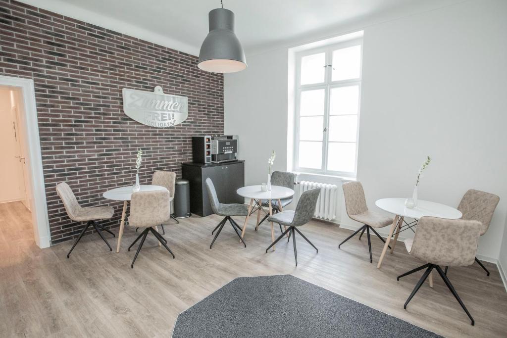 Posezení v ubytování Boardinghouse Flensburg - by Zimmer FREI! Holidays