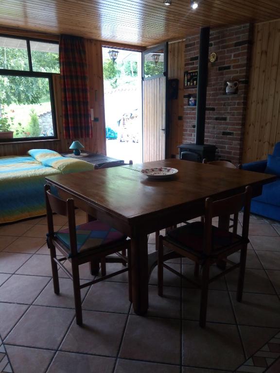 O zonă de relaxare la Chalet del Laghetto