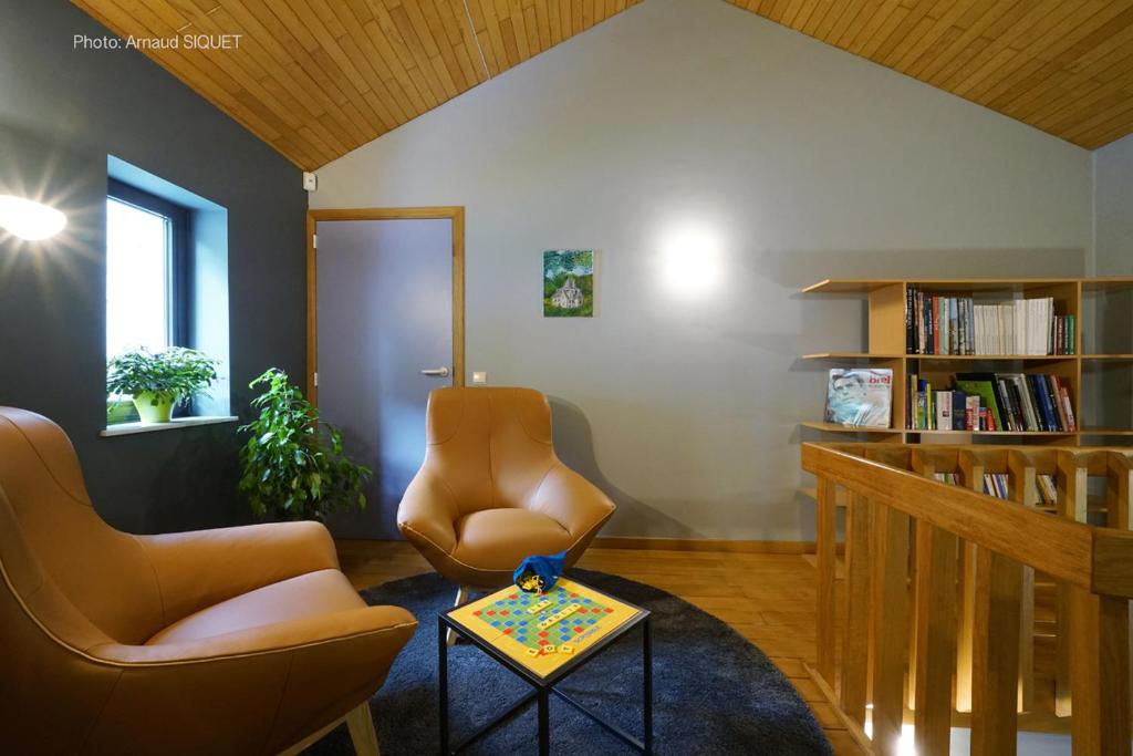Posezení v ubytování Gîte les gadlis