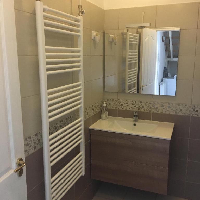 Kúpeľňa v ubytovaní Beta Apartman