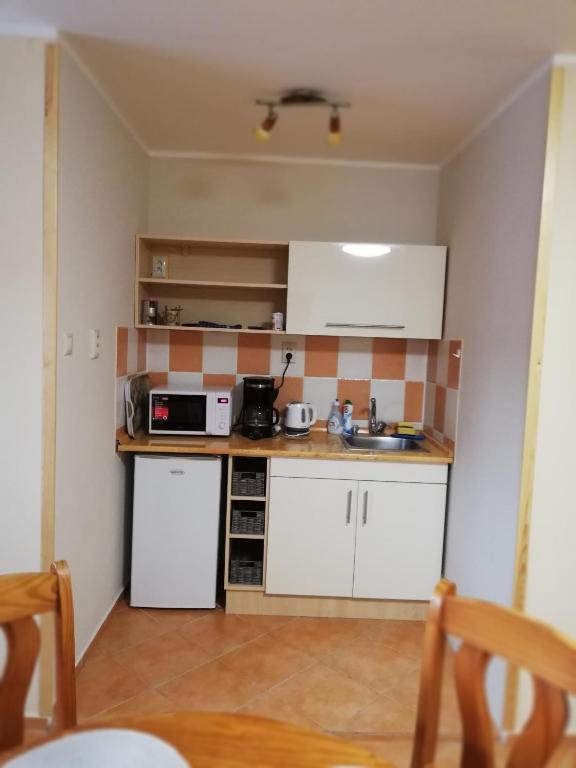 Kuchyň nebo kuchyňský kout v ubytování CENTRO