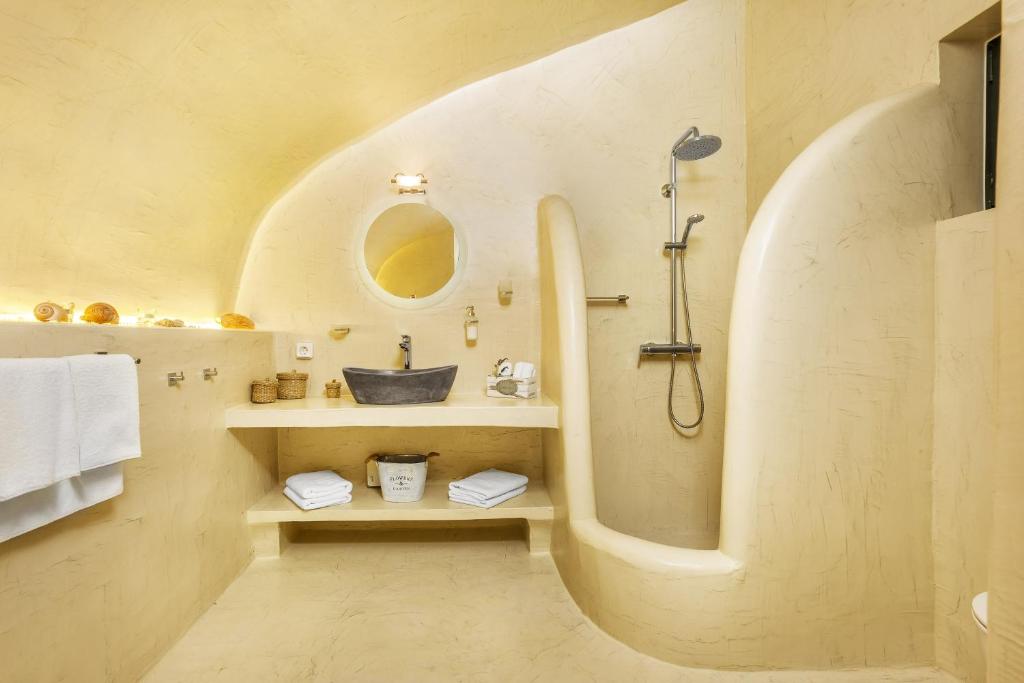 Koupelna v ubytování Casa d'Argento