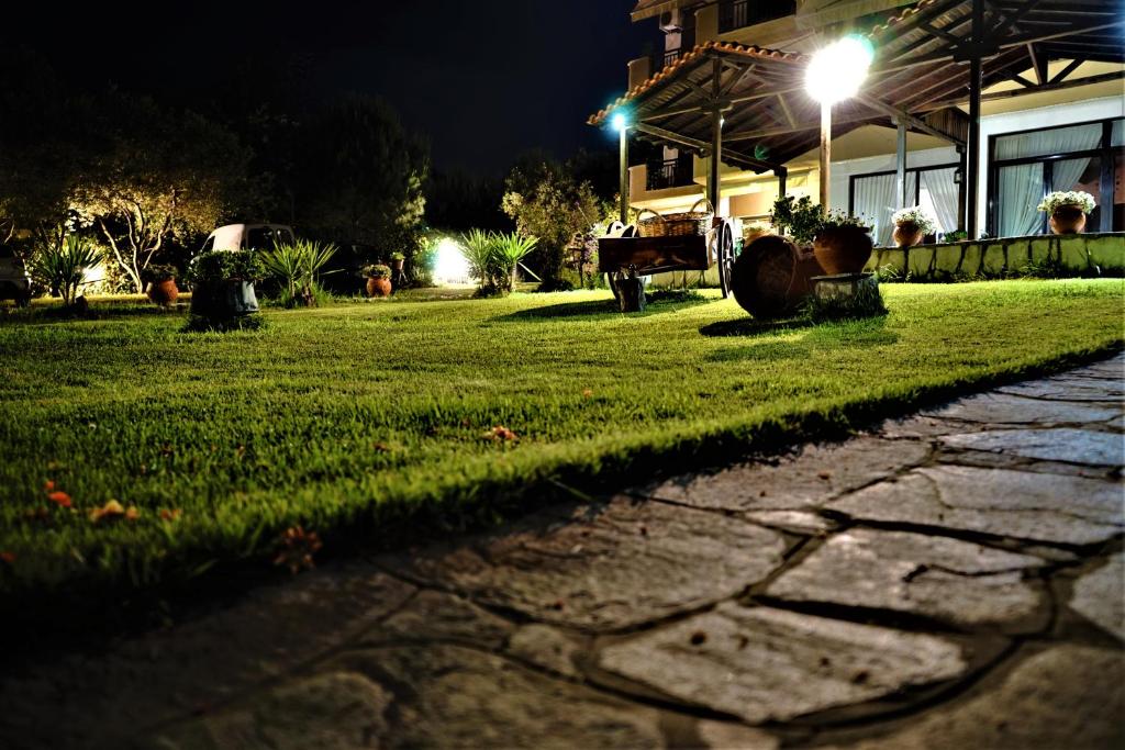 Zahrada ubytování Pension Karvounoskala
