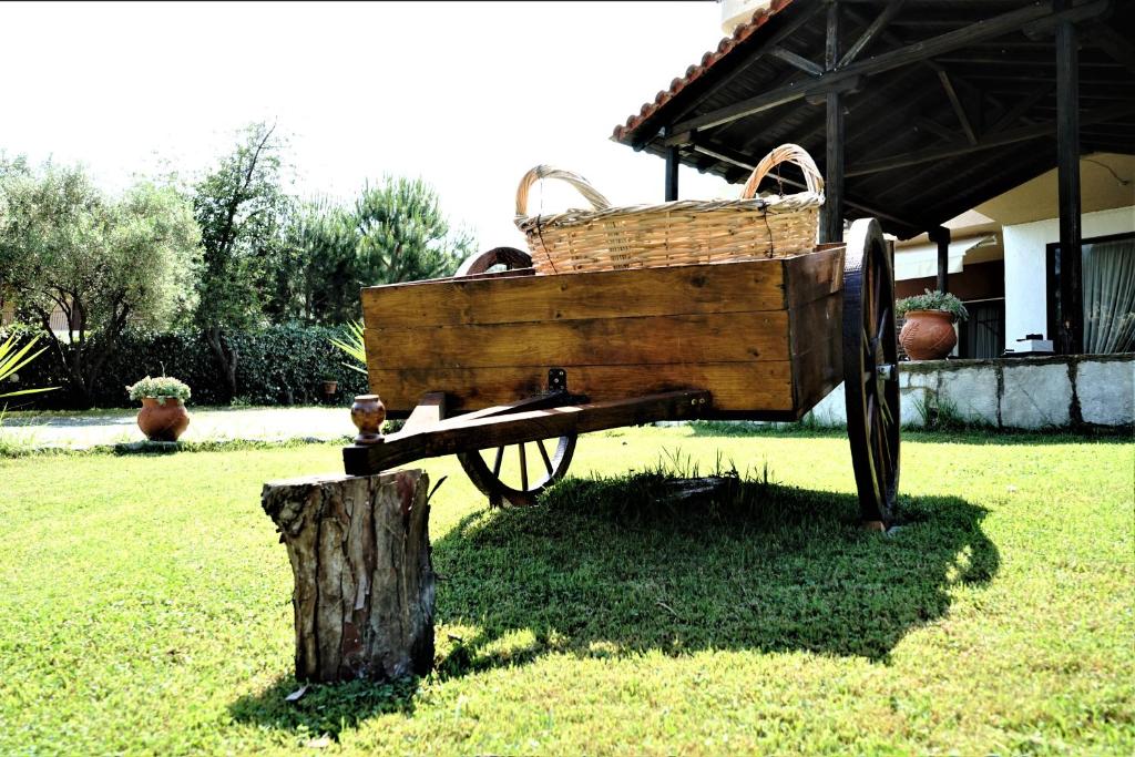 Zahrada ubytování Pension Karvounoskala