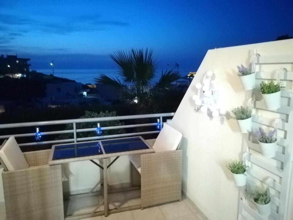 Sea view cozy studio near center of Rethymno town