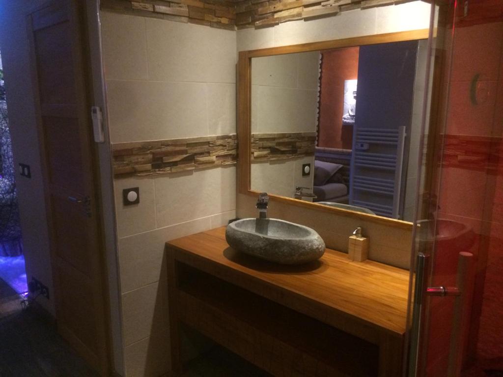 Koupelna v ubytování B&B Villa sensorielle