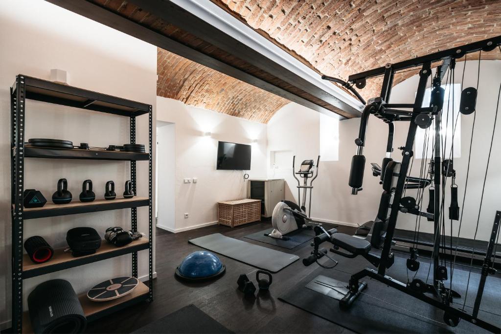 Posilňovňa alebo fitness centrum v ubytovaní House of Loft Affair
