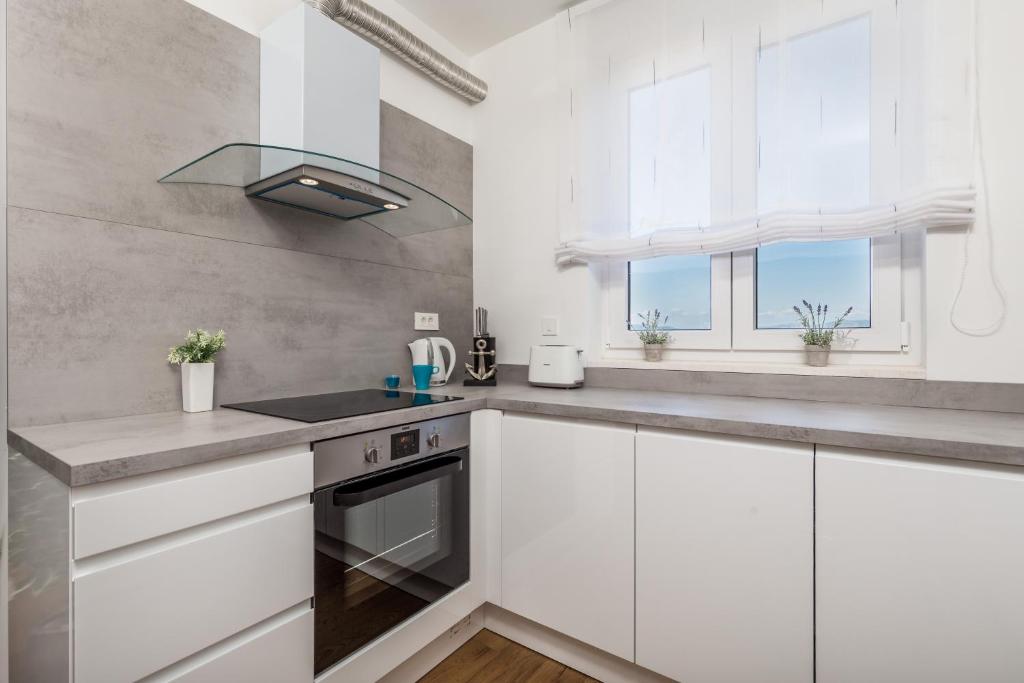Kuchyňa alebo kuchynka v ubytovaní Luxury Apartment Joo & Joo