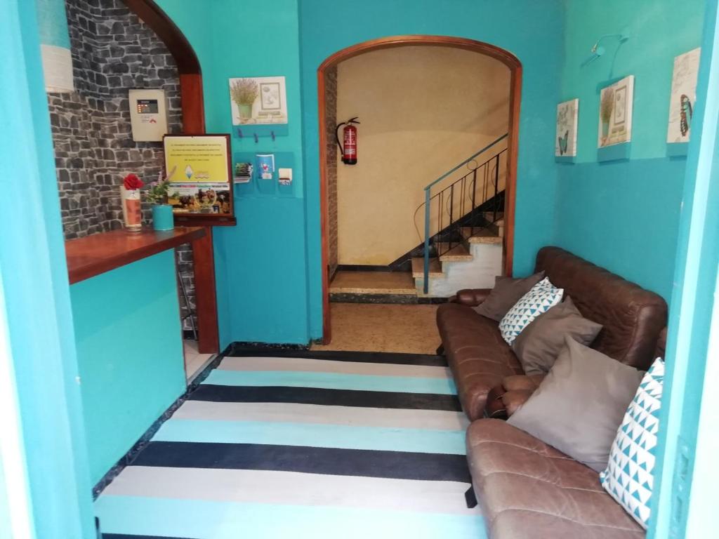 Posezení v ubytování Can Pau Guesthouse