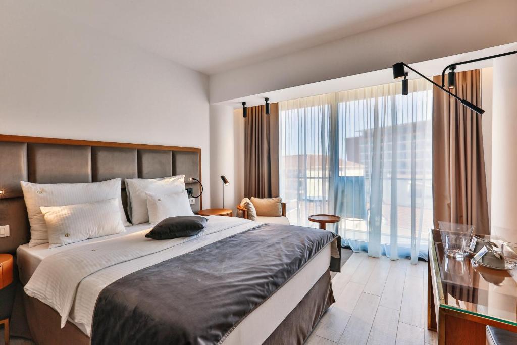 Uma cama ou camas num quarto em Hotel Fagus by Aycon