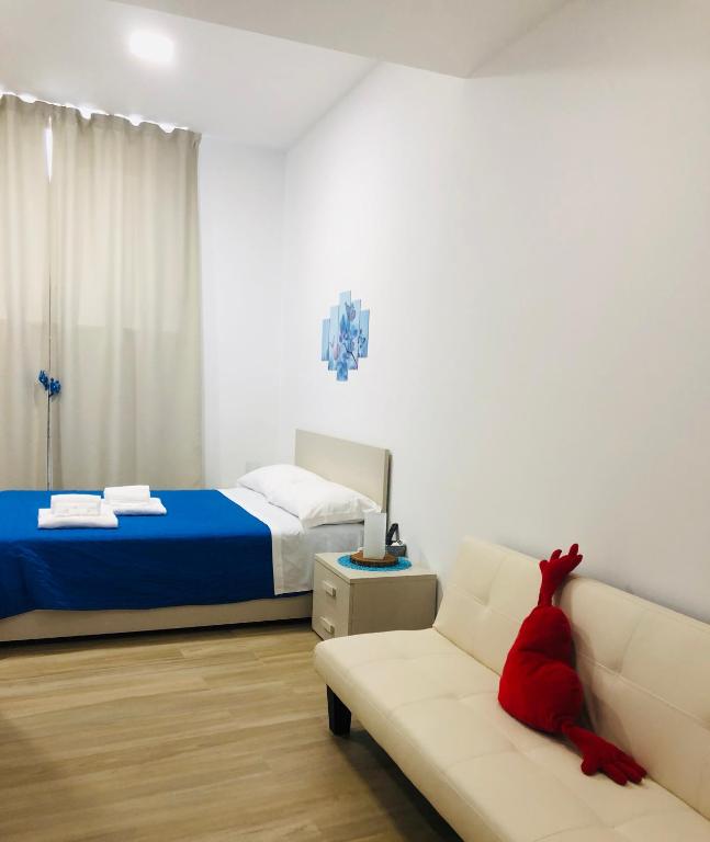 Postel nebo postele na pokoji v ubytování La Quercia