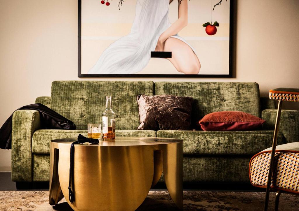 Posezení v ubytování Design-Hotel JAMS