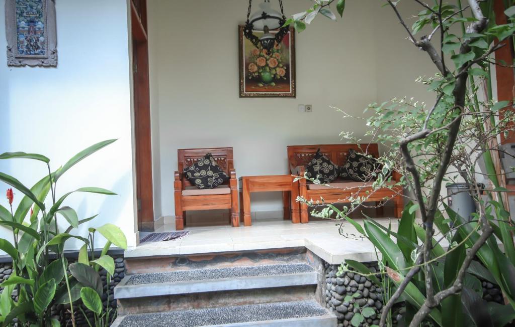 Zahrada ubytování Satya House Ubud