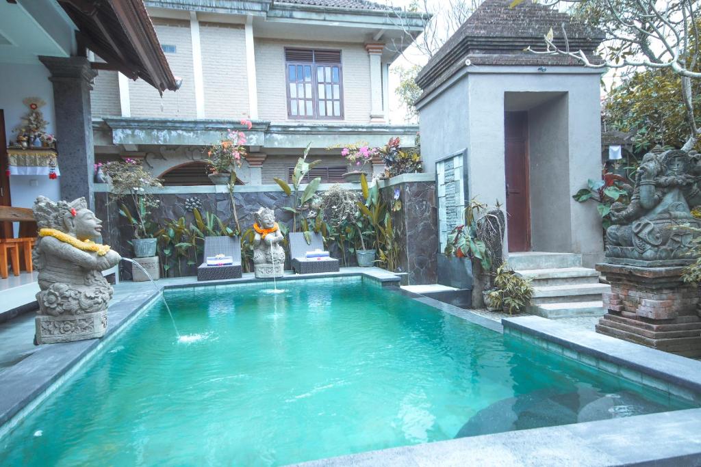 Bazén v ubytování Satya House Ubud nebo v jeho okolí