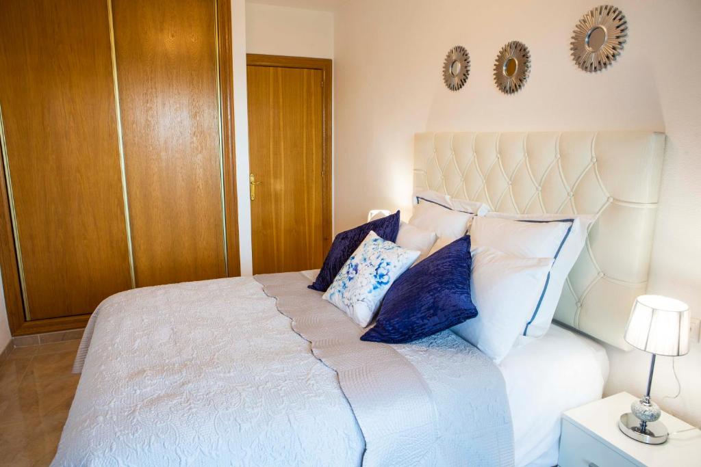 Posteľ alebo postele v izbe v ubytovaní Apartment las sirenas -WiFi 100 Mb-, Sea view