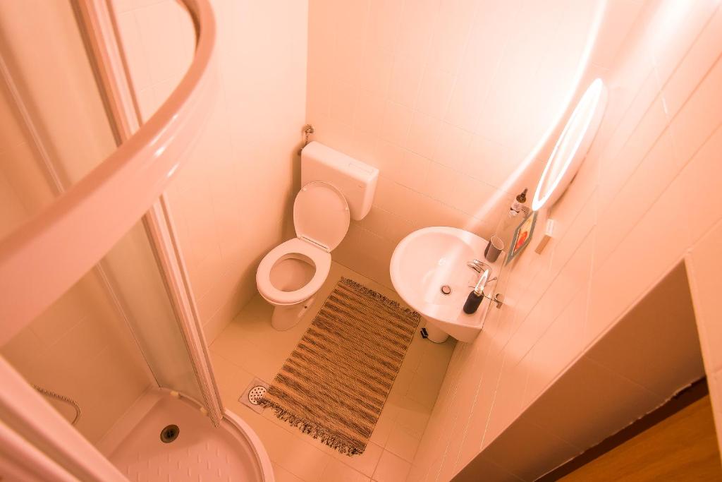 Koupelna v ubytování Guesthouse SOLE