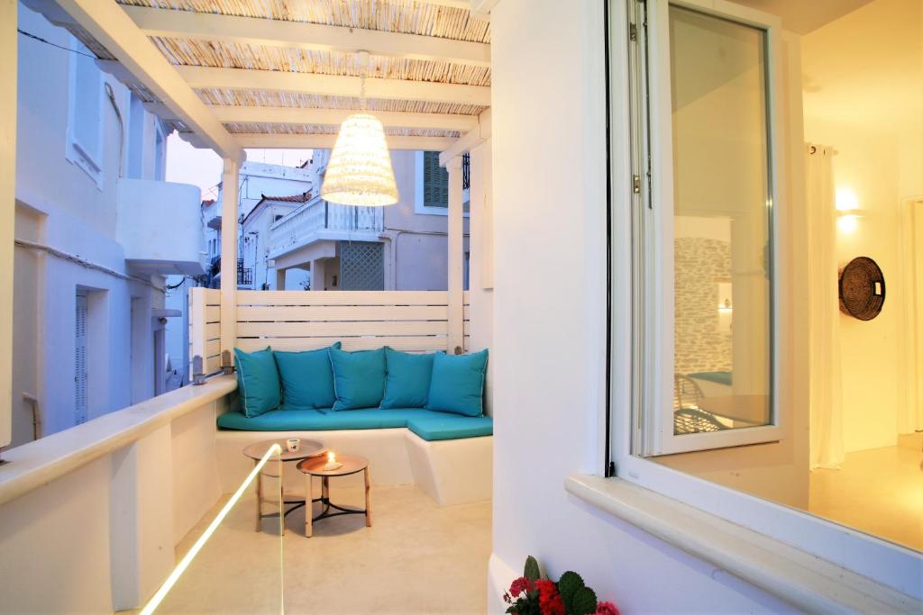 A balcony or terrace at Lasia Boutique Apartment